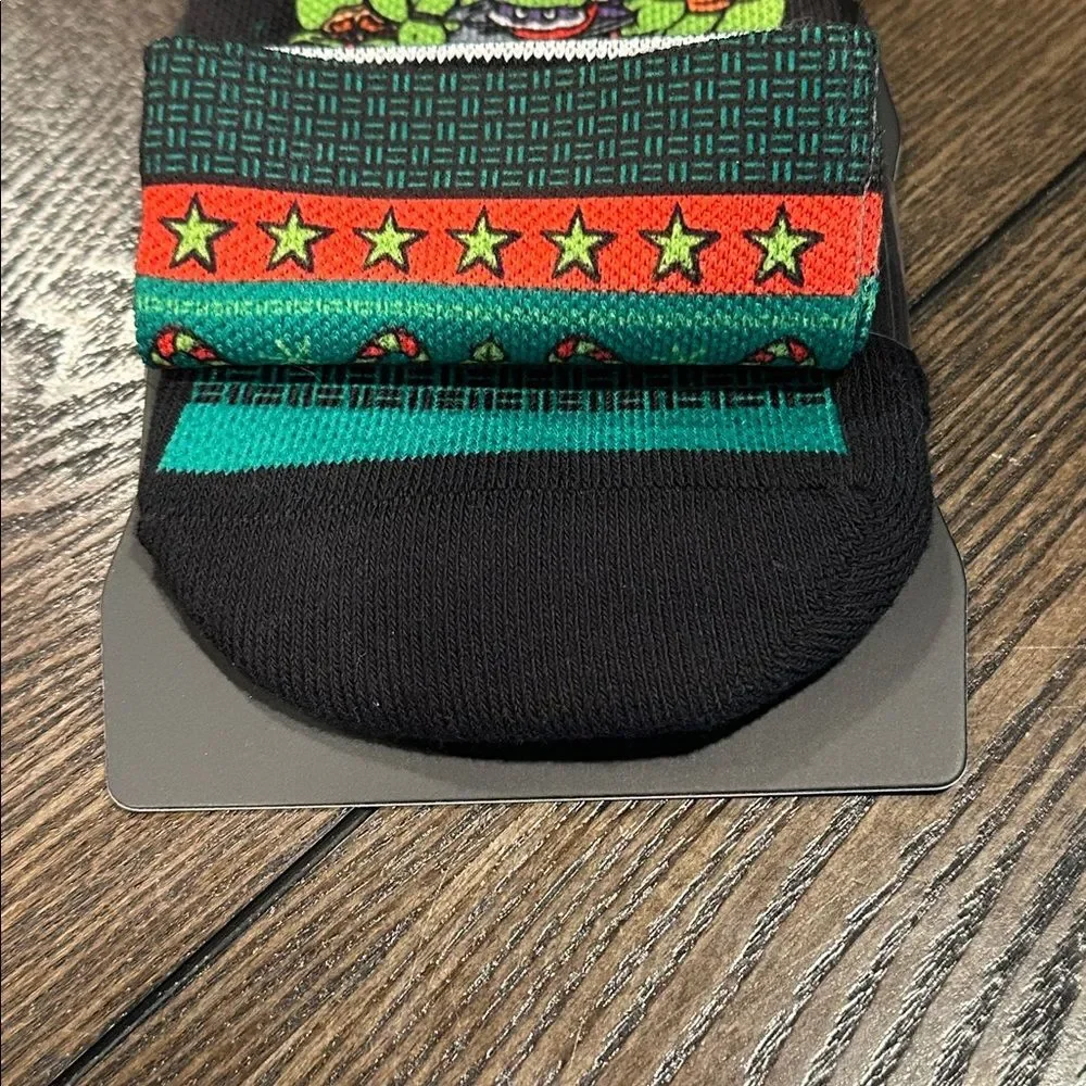 ROCK’EM Teenage Mutant Ninja Turtles Tacky Sweater Socks NEW Adult L/XL